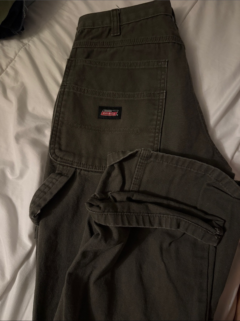 Dickies Men's Olive Work Chinos